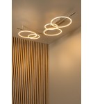 Lucide NICOLA Plafon – Taupe – LED – 37W – 2700K/4000K 53113/36/41