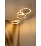 Lucide NICOLA Plafon – Taupe – LED – 37W – 2700K/4000K 53113/36/41