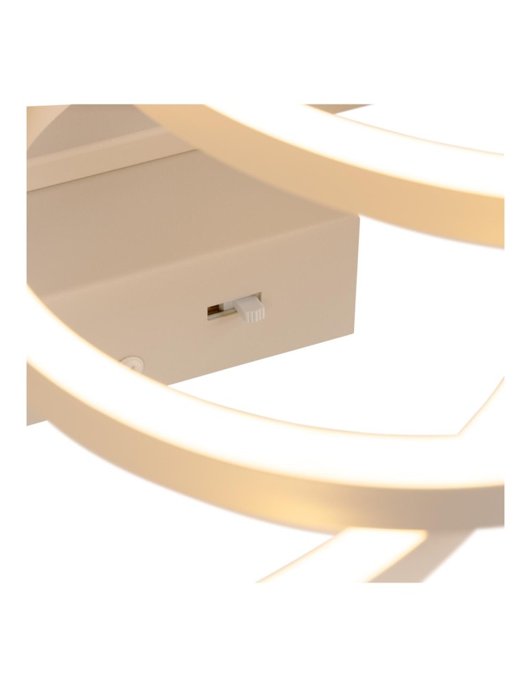 Lucide NICOLA Plafon – Taupe – LED – 37W – 2700K/4000K 53113/36/41