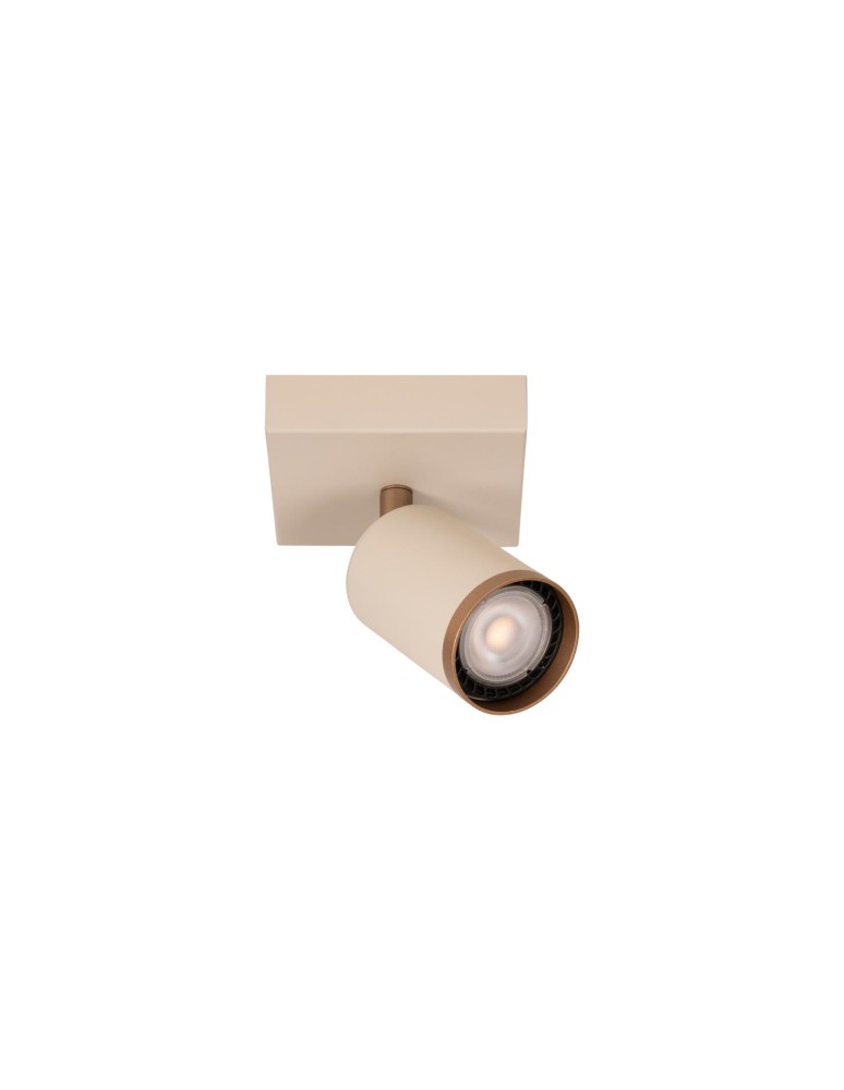 Lucide REGINA Spot sufitowy – Taupe – 1xGU10 – 50W – Aluminium 53914/01/41
