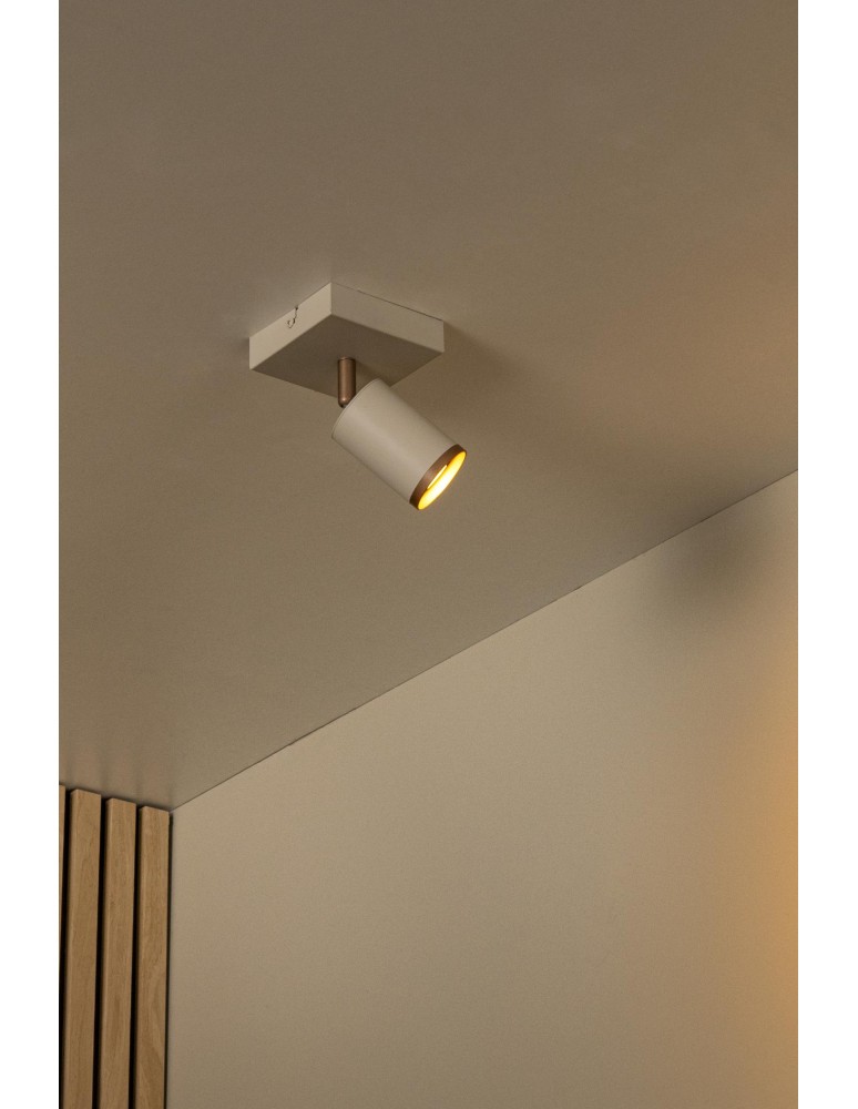 Lucide REGINA Spot sufitowy – Taupe – 1xGU10 – 50W – Aluminium 53914/01/41