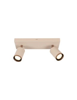 Lucide REGINA Spot sufitowy – Taupe – 2xGU10 – 50W – Aluminium 53914/02/41