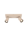 View Lucide REGINA Spot sufitowy – Taupe – 2xGU10 – 50W – Aluminium 53914/02/41