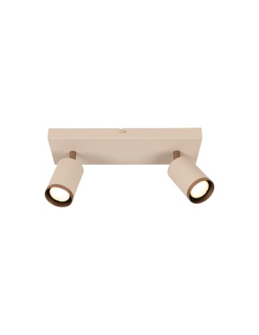 Lucide REGINA Spot sufitowy – Taupe – 2xGU10 – 50W – Aluminium 53914/02/41 - product 2