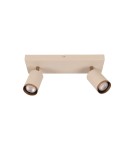 Lucide REGINA Spot sufitowy – Taupe – 2xGU10 – 50W – Aluminium 53914/02/41