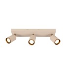 Lucide REGINA Spot sufitowy – Taupe – 3xGU10 – 50W – Aluminium 53914/03/41