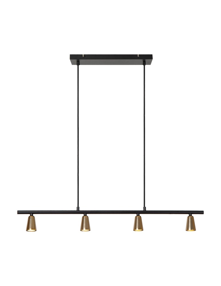 Lucide TIANA Lampa wisząca – Szampańska – 4xGU10 – 25W – Metal 65401/04/05
