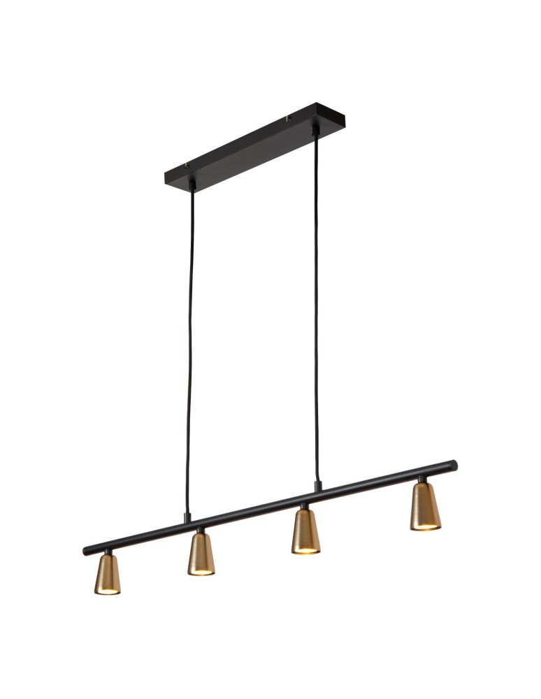 Lucide TIANA Lampa wisząca – Szampańska – 4xGU10 – 25W – Metal 65401/04/05