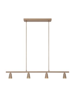 Lucide TIANA Lampa wisząca – Taupe – 4xGU10 – 25W – Metal 65401/04/41