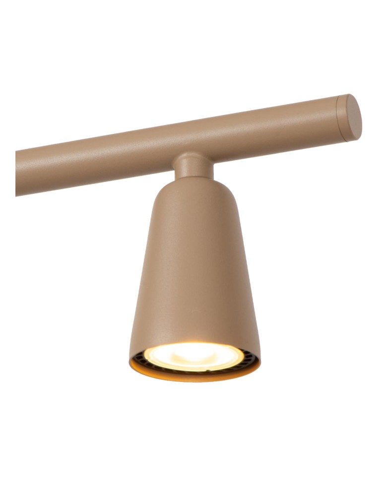 Lucide TIANA Lampa wisząca – Taupe – 4xGU10 – 25W – Metal 65401/04/41