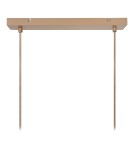Lucide TIANA Lampa wisząca – Taupe – 4xGU10 – 25W – Metal 65401/04/41