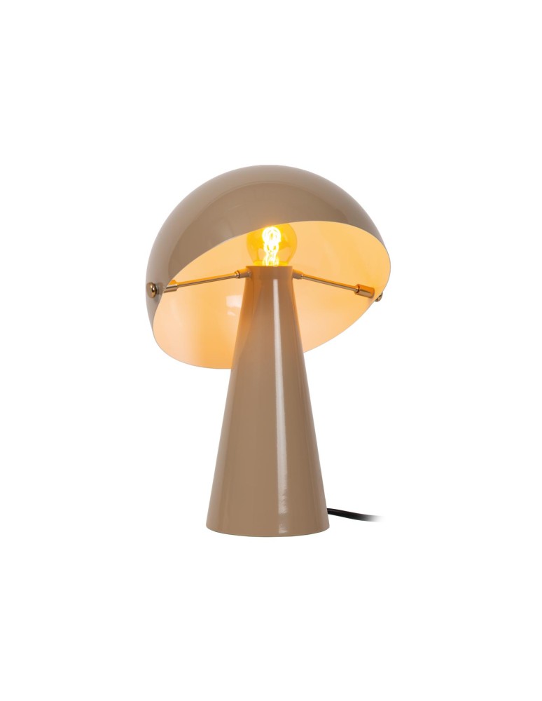 Lucide BARONE Lampa stołowa – Taupe – D23 – 1xE27 – 40W – Metal 65502/33/41