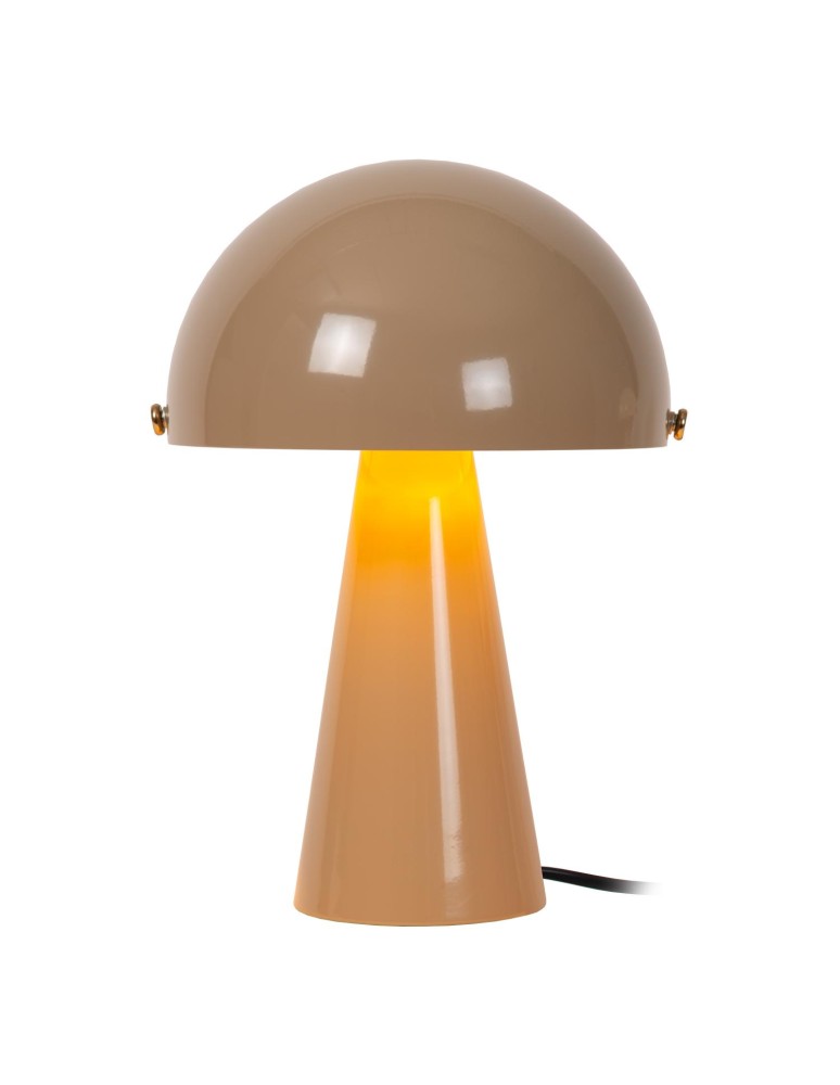 Lucide BARONE Lampa stołowa – Taupe – D23 – 1xE27 – 40W – Metal 65502/33/41