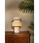 Lucide YINDRA Lampa stołowa – Kremowa – D17,5 – 1xE27 – 40W – Metal 65503/01/38