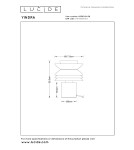 Lucide YINDRA Lampa stołowa – Kremowa – D17,5 – 1xE27 – 40W – Metal 65503/01/38
