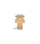 Lucide YINDRA Lampa stołowa – Taupe – D17,5 – 1xE27 – 40W – Metal 65503/01/41