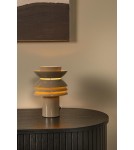 Lucide YINDRA Lampa stołowa – Taupe – D17,5 – 1xE27 – 40W – Metal 65503/01/41