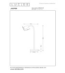 Lucide JASPER Lampa stołowa – Kremowa – 1xGU10 – 25W – Metal 65506/01/38