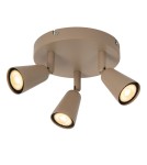Lucide TIANA Spot sufitowy – Taupe – 3xGU10 – 25W – Metal 65901/13/41