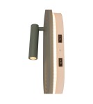 Lucide CARMINO Kinkiet – Zielony – LED – 14W – 2700K – Drewno 77292/12/33