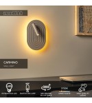Lucide CARMINO Kinkiet – Taupe – LED – 14W – 2700K – Drewno 77292/12/41
