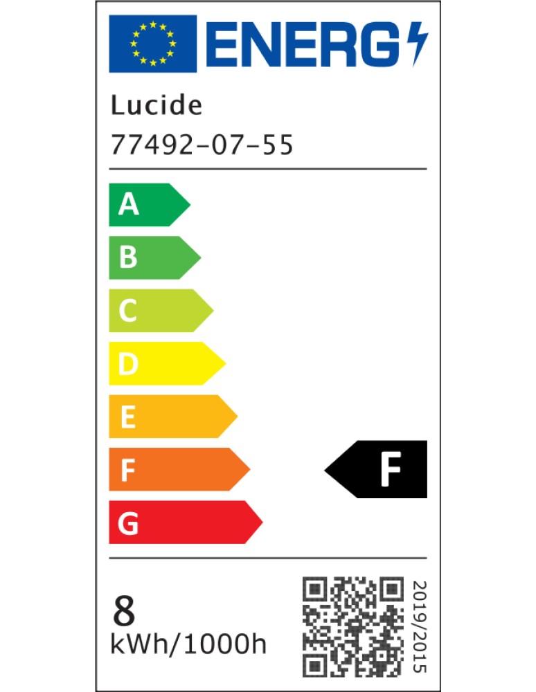 Lucide CARMINO Lampa wisząca – Terakota – D38,7 – LED – 8W – 3000K 77492/07/55