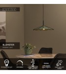 Lucide BLOMSTER Lampa wisząca – Zielona – D47 – LED ściemnialna – 9W 77493/07/33
