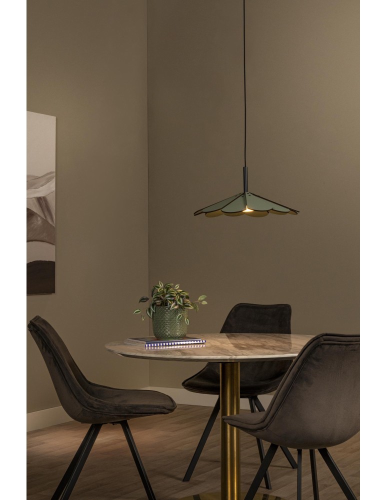 Lucide BLOMSTER Lampa wisząca – Zielona – D47 – LED ściemnialna – 9W 77493/07/33