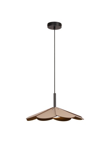 Lucide BLOMSTER Lampa wisząca – Taupe – D47 – LED ściemnialna – 9W 77493/07/41