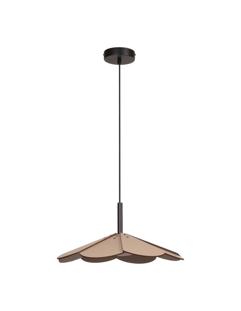 Lucide BLOMSTER Lampa wisząca – Taupe – D47 – LED ściemnialna – 9W 77493/07/41