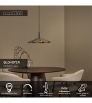 Lucide BLOMSTER Lampa wisząca – Taupe – D47 – LED ściemnialna – 9W 77493/07/41