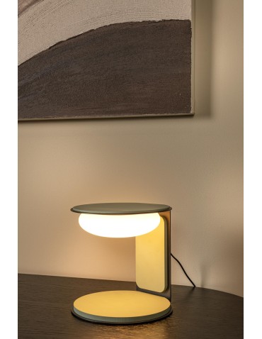 Lucide ALINDA Lampa stołowa – Zielona – D20 – LED ściemnialna – 9W – 3000K 77591/15/33