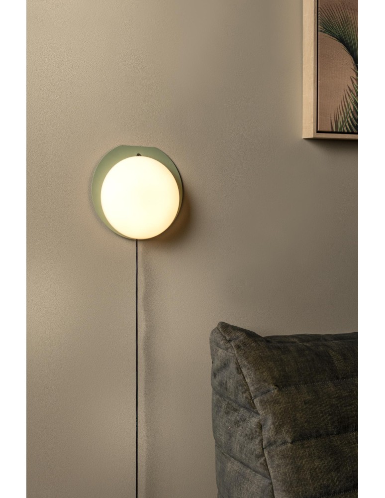 Lucide ALINDA Lampa stołowa – Zielona – D20 – LED ściemnialna – 9W – 3000K 77591/15/33