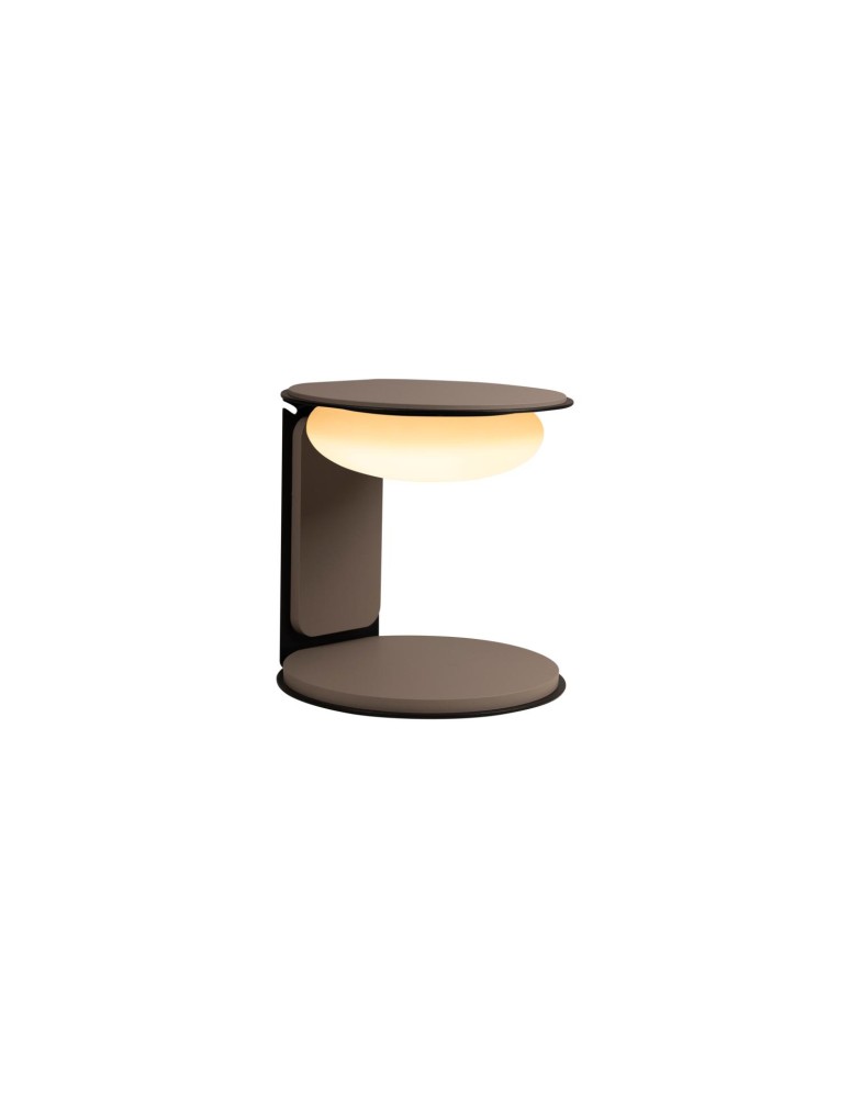 Lucide ALINDA Lampa stołowa – Taupe – D20 – LED ściemnialna – 9W – 3000K 77591/15/41