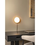Lucide ALINDA Lampa stołowa – Taupe – D20 – LED ściemnialna – 9W – 3000K 77591/15/41