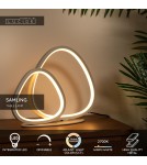 Lucide SAMLING Lampa stołowa – Taupe – LED ściemnialna – 16W – 2700K/4000K 78502/14/41