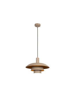 Lucide BRUNO Lampa wisząca – Taupe – D38 – 1xE27 – 40W – Metal 21444/38/41 - produkt 2