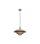 Lucide BRUNO Lampa wisząca – Taupe – D38 – 1xE27 – 40W – Metal 21444/38/41