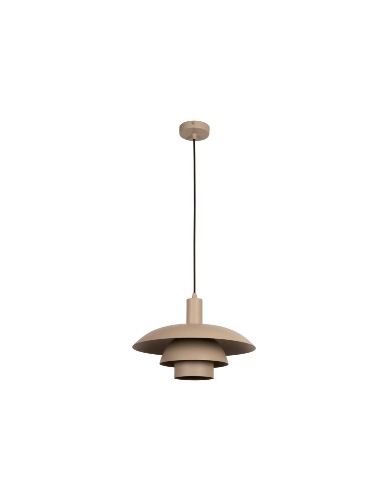 Lucide BRUNO Lampa wisząca – Taupe – D38 – 1xE27 – 40W – Metal 21444/38/41
