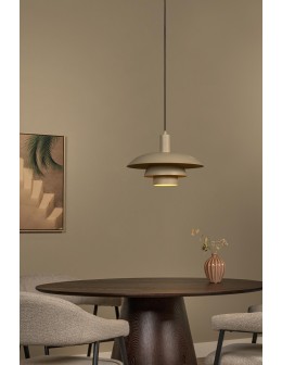 Lucide BRUNO Lampa wisząca – Taupe – D38 – 1xE27 – 40W – Metal 21444/38/41