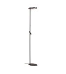 Lucide ORTOLAN Lampa podłogowa – Czarna – LED ściemnialna – 6W – 2700K – 120V 03752/21/30