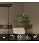 Lucide ORTOLAN Lampa podłogowa – Czarna – LED ściemnialna – 6W – 2700K – 120V 03752/21/30