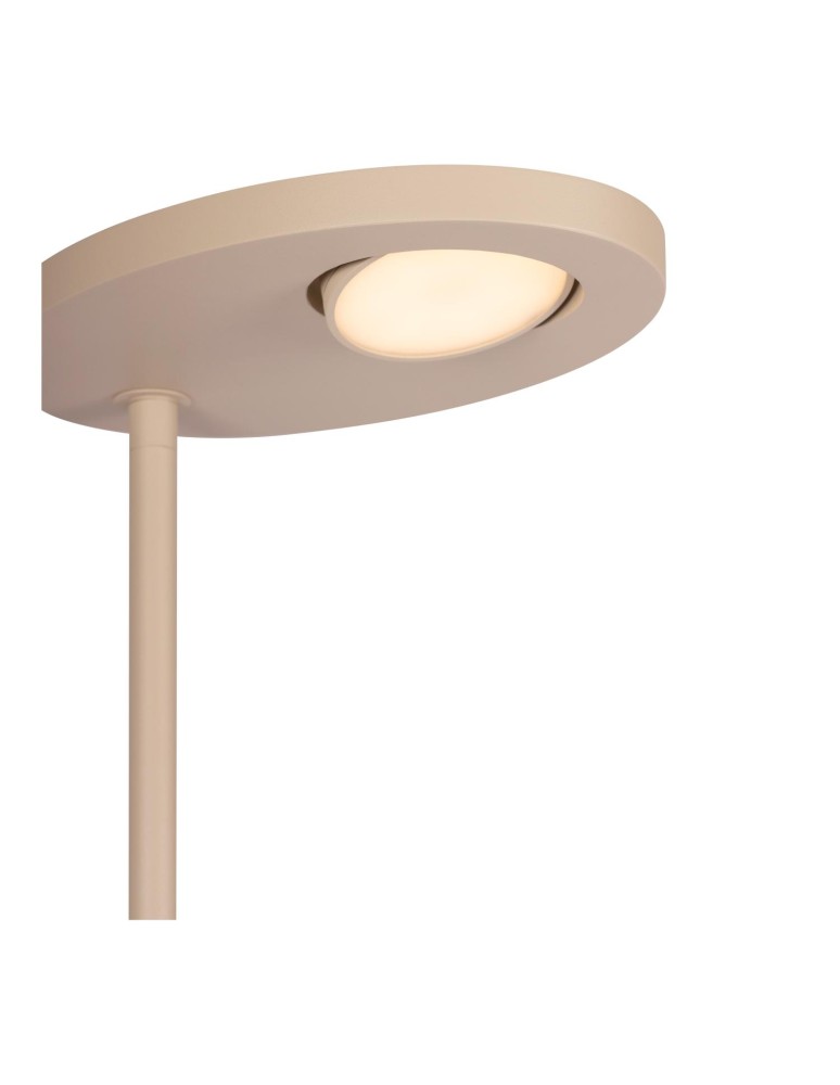 Lucide ORTOLAN Lampa podłogowa – Kolor taupe – LED ściemnialna – 4W – 2700K – 120V 03752/21/41