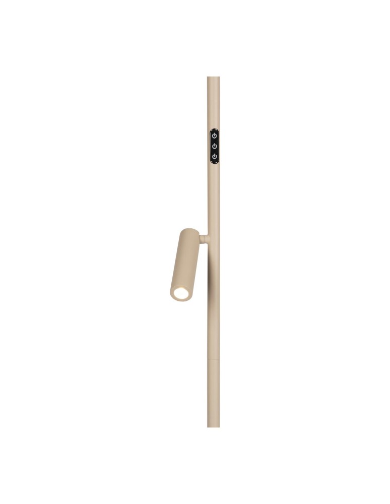 Lucide ORTOLAN Lampa podłogowa – Kolor taupe – LED ściemnialna – 4W – 2700K – 120V 03752/21/41
