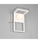 Trio AROLA to nowoczesna lampa ścienna o prostej, eleganckiej formie i zintegrowanym oświetleniu LED. 238170131