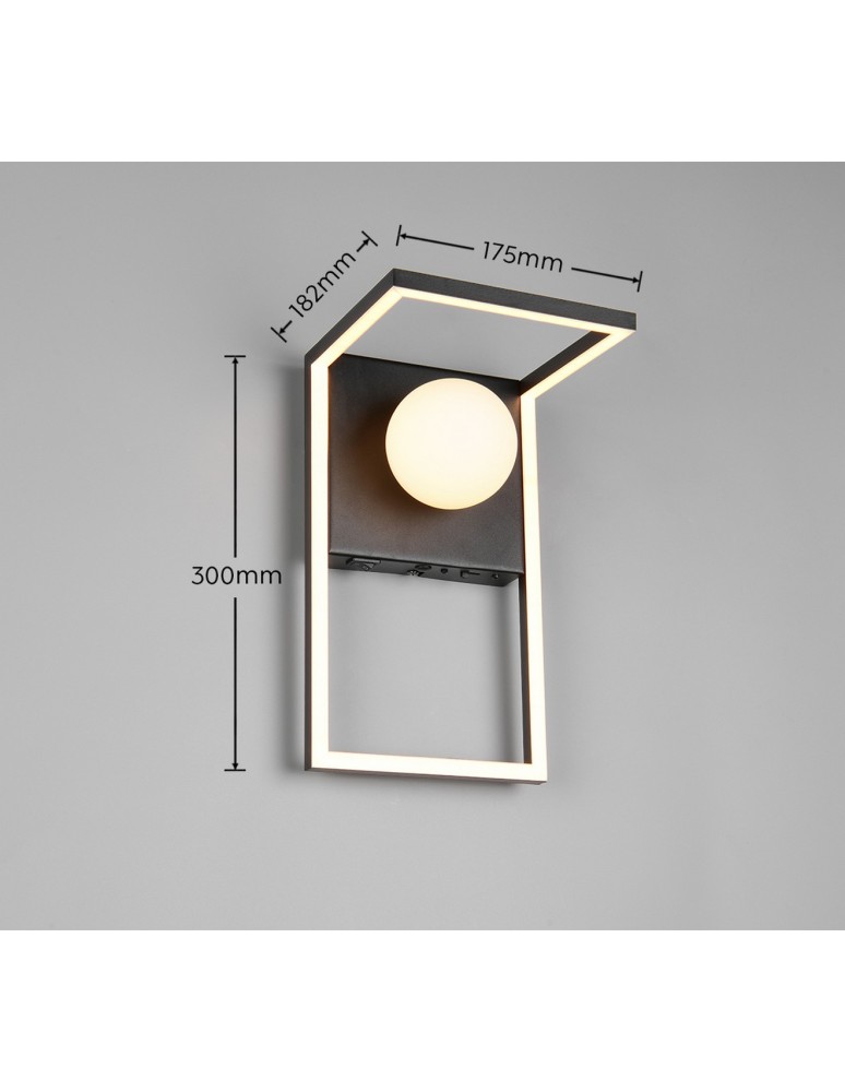 Trio AROLA to nowoczesna lampa ścienna z wbudowanym modułem LED, utrzymana w minimalistycznym stylu. 238170132