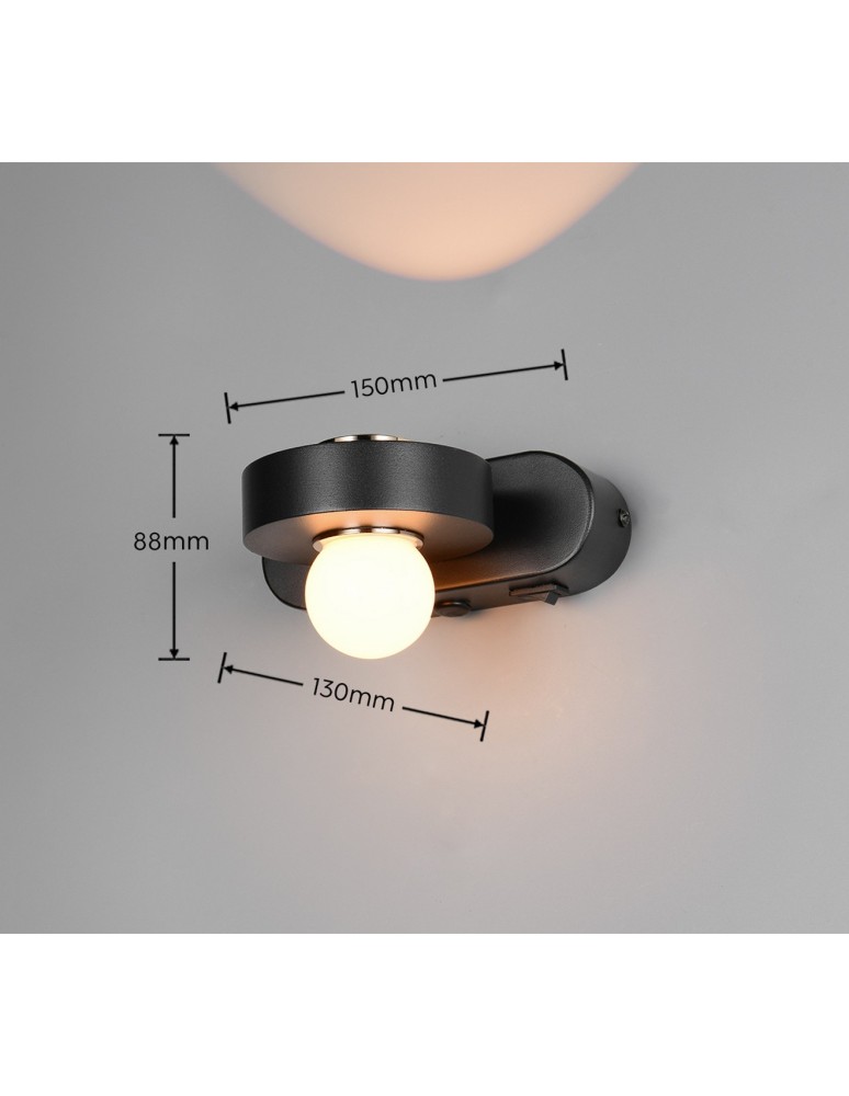 Trio ARPINO to nowoczesna lampa ścienna z wbudowanym oświetleniem LED, o prostej i lekkiej wizualnie konstrukcji. 238270132