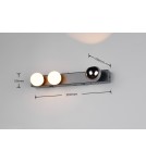 Trio ARPINO to kompaktowa lampa ścienna z modułem LED, utrzymana w nowoczesnej stylistyce. 238270332