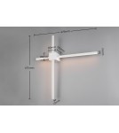 Trio CASSINO to nowoczesna lampa ścienna z wbudowanym oświetleniem LED. 237770131