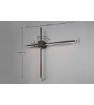 Trio CASSINO to lampa ścienna z modułem LED, zaprojektowana w nowoczesnym stylu. 237770132